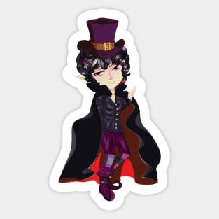 Anime Vampire boy Sticker